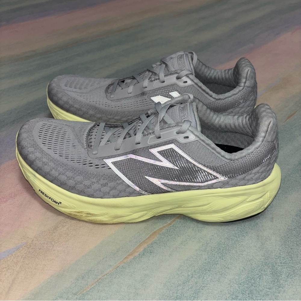 New Balance Fresh Foam X 1080 v14 R14 M1080R14 Gray/Lime Men Running size 10